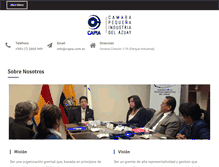Tablet Screenshot of capia.com.ec