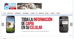 Desktop Screenshot of capia.com.ar