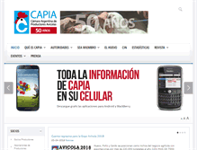 Tablet Screenshot of capia.com.ar